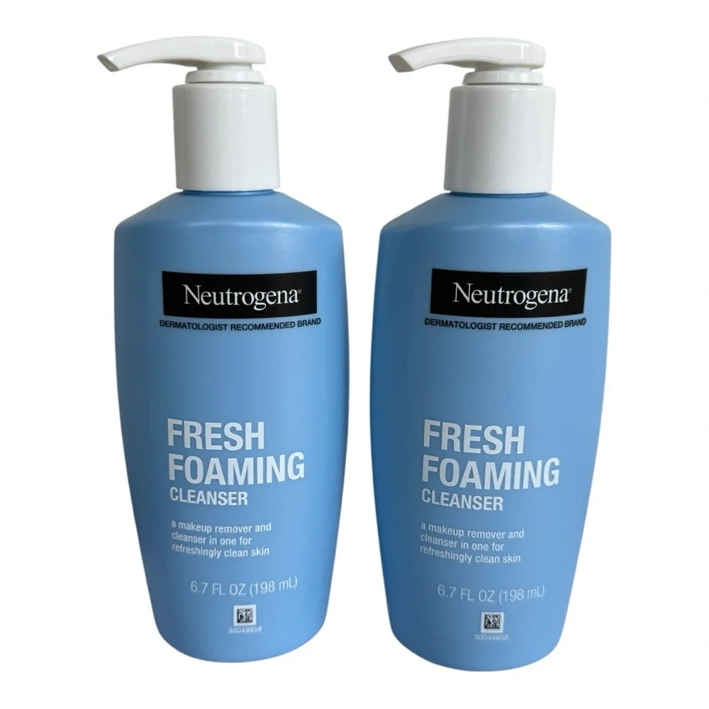 Neutrogena Fresh Foaming Cleanser Original 6.7 fl oz Two Pack New